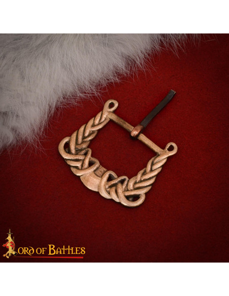 Hebilla vikinga Siglos IX-X diseño...