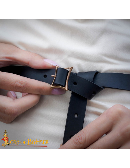 Rektangulær middelalder spænde,...