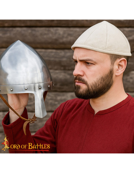 Gorro medieval acolchado en algodón...