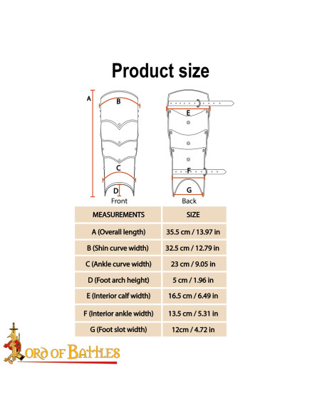 Middeleeuwse ridderschoenen van staal...