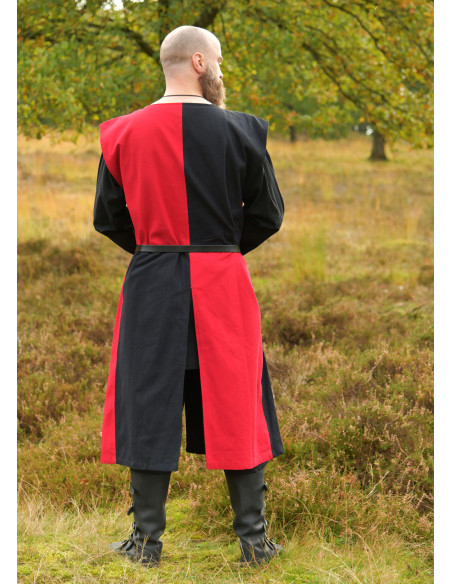 Middeleeuwse ridder tabard met leeuw...