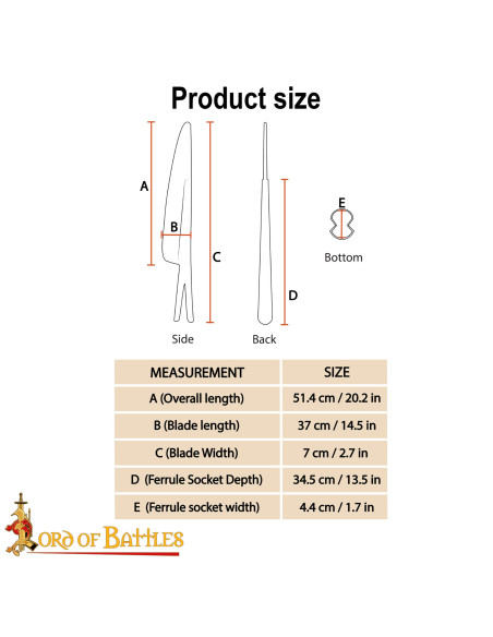 Kegelvormige middeleeuwse lanspunt...