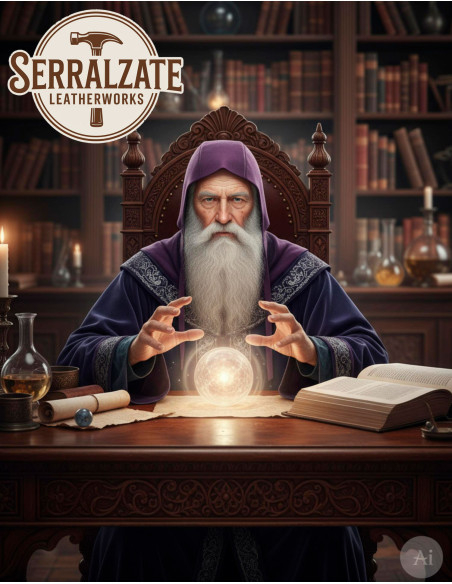 Middeleeuwse leren cape model Lope,...