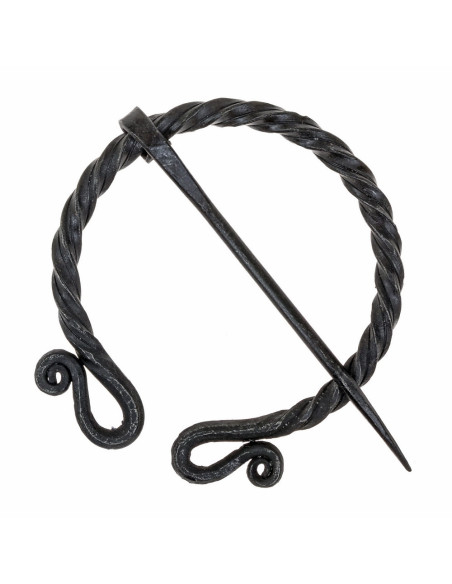 Handgeforgeerde Romeinse Omega Broche