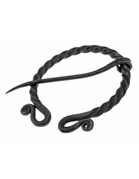 Handgeforgeerde Romeinse Omega Broche