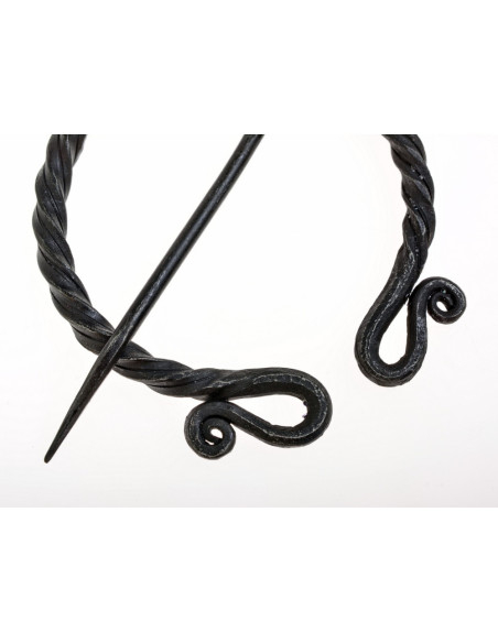 Handgeforgeerde Romeinse Omega Broche