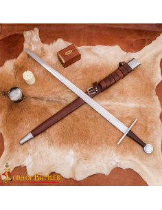 Handgemaakte Normandische Zwaard Bolhandvat