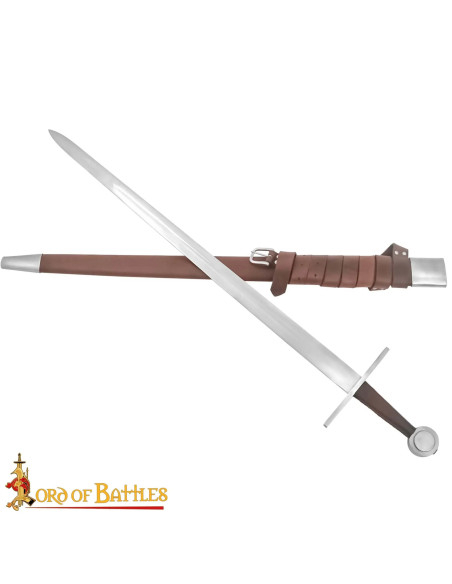 Espada Normanda Forjada a Mano Pomo...