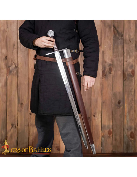 Espada Normanda Forjada a Mano Pomo...