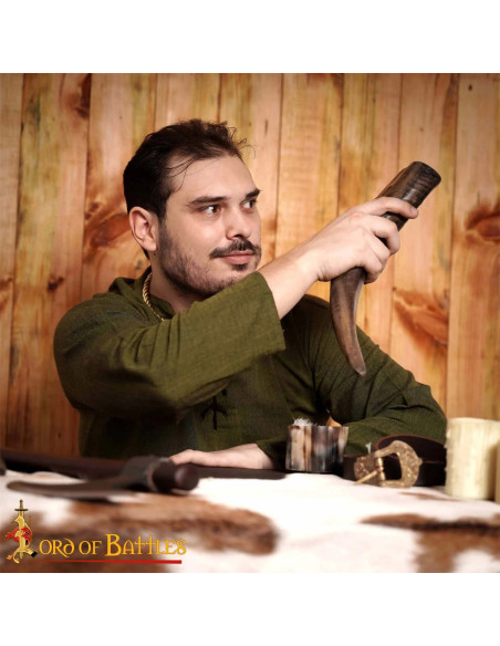 Handgefertigter Wikinger-Trinkhorn...