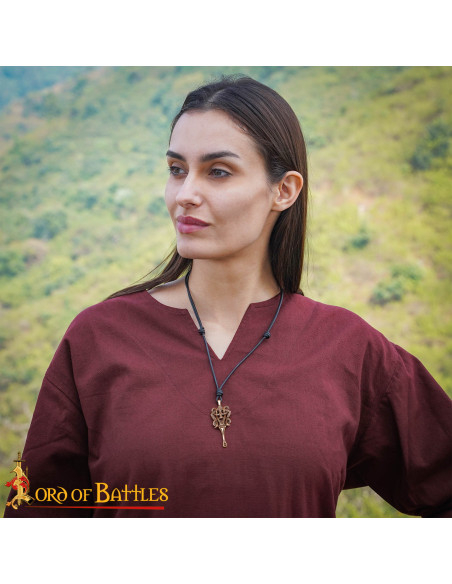 Massieve Bronzen Keltische Hanger met...