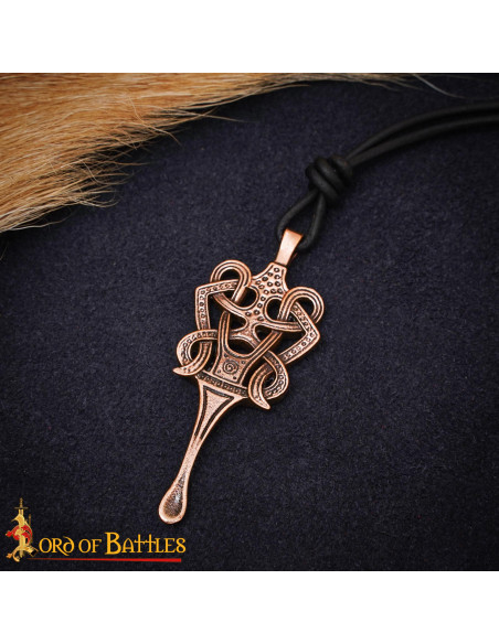 Massieve Bronzen Keltische Hanger met...