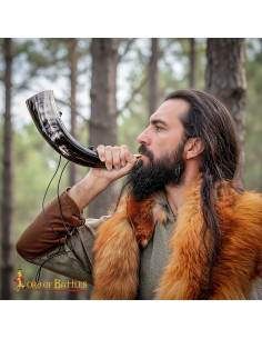 Vikingerhorn Gjallarhorn aus Rind (mittelalterlich) 2