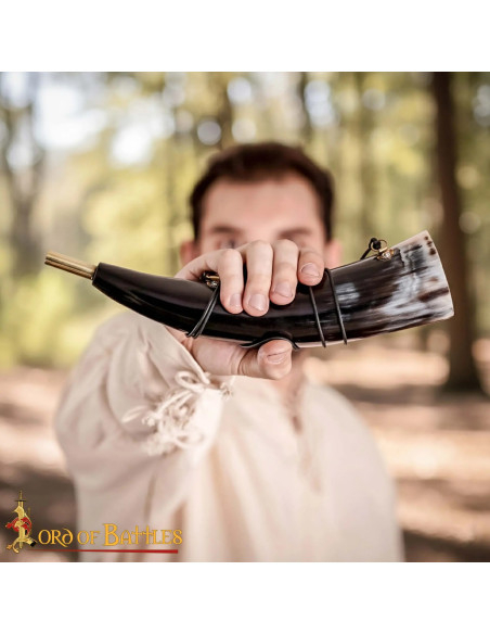 Vikingebigul af oksehorn model...