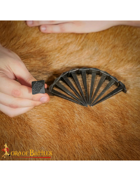 Sæt med 10 håndsmedede...