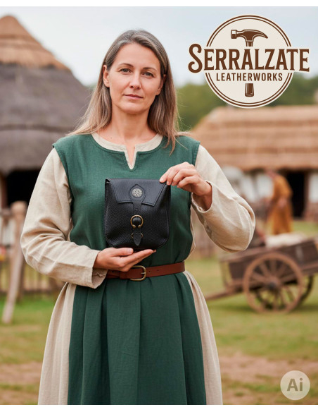 Handgefertigte schwarze keltische...