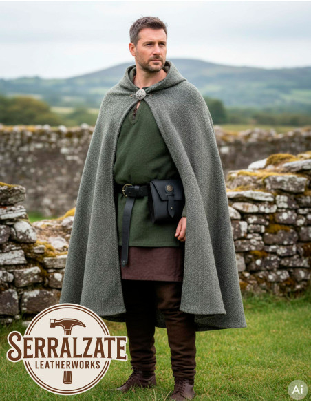 Celtische heuptas, style zak, in zwart