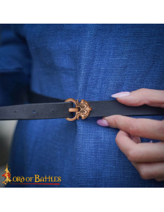 Sæt med 3 unikke vikingespænder i patineret bronze 2