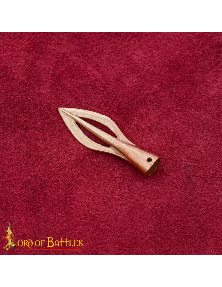 Punta Flecha Romana Siglos I-III, bronce