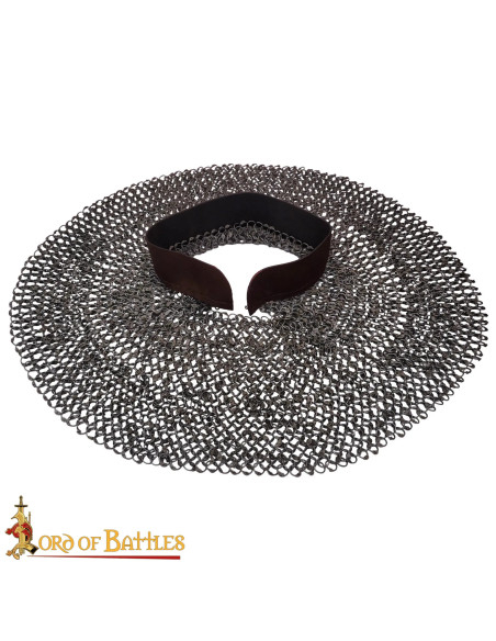 Gorjal medieval cota de malla acero...