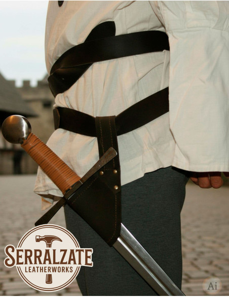 Cinturón medieval doble desmontable...