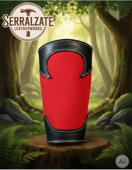 Medievale skovvokterarmbånd i læder,...