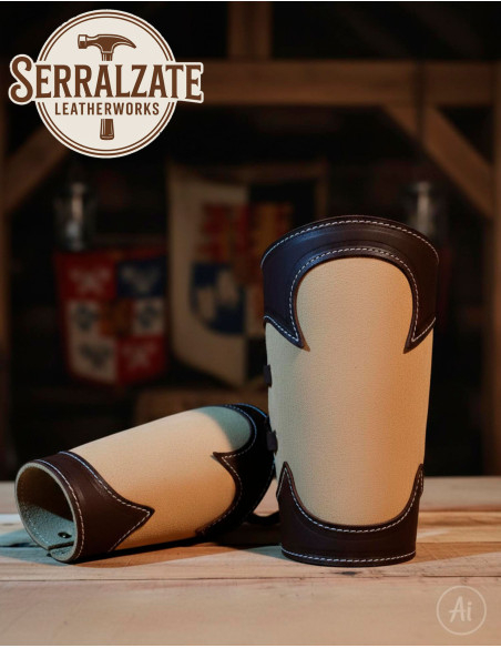 Middelalderlige ranger læderarmbånd i...