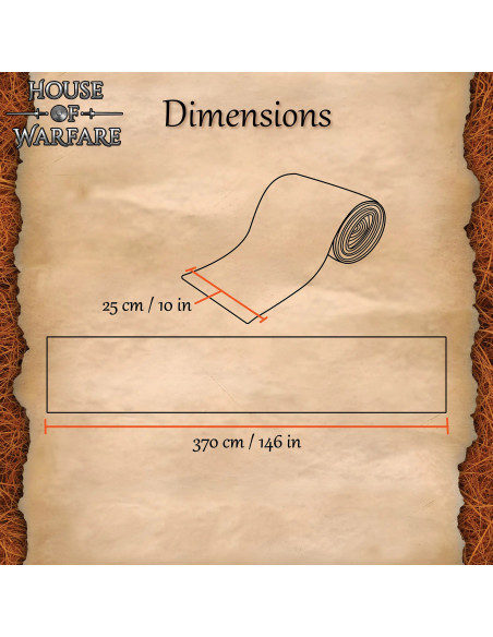 Blød og alsidig historisk sort slynge...