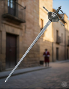 Spansk Tizona Sword, rustik finish, s. syttende