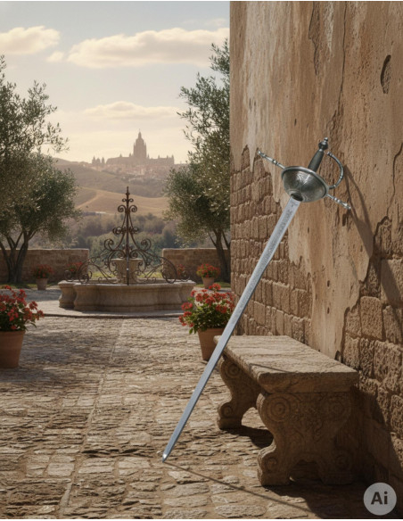 Spansk Tizona Sword, rustik finish,...