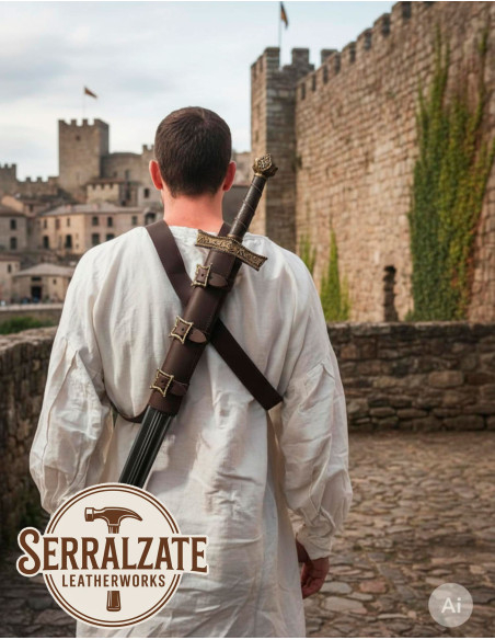 Gürteltragehilfe für Schwert auf dem...