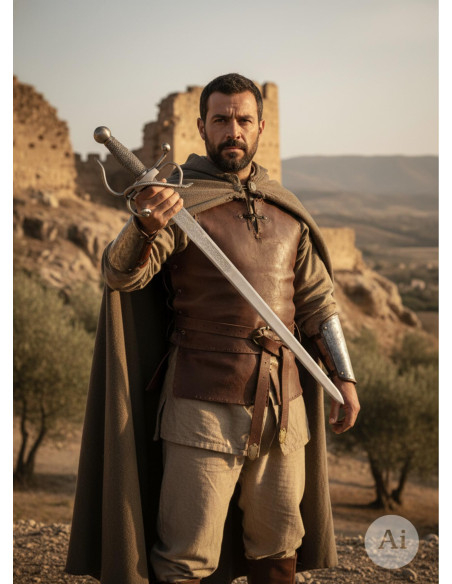 Colada Cid Schwert, rustikales Finish