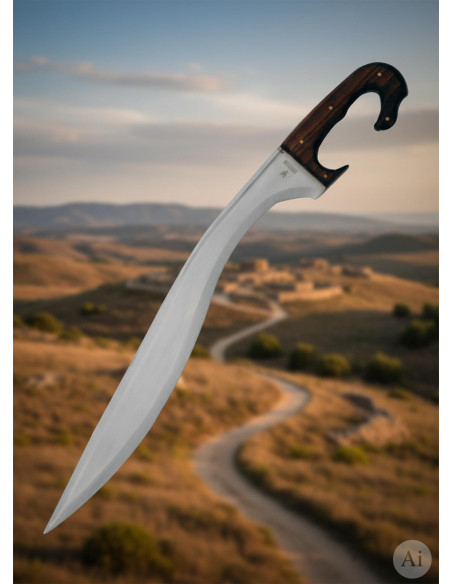 Funktionel håndlavet iberisk falcata...