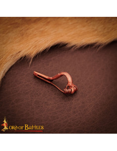 Broche rodilla romana tardoimperial bronce fundido 2