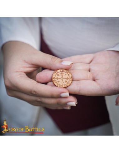 Historische Nachbildung 1 Münze Bronze Karl VII Frankreich