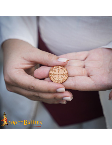 Réplica histórica 1 Moneda Bronce...