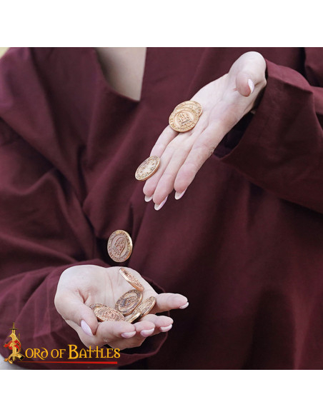 Réplica histórica 1 Moneda Bronce...