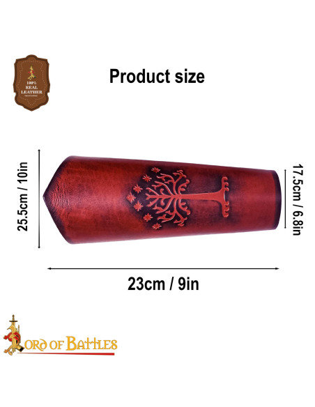 Brazaler af læder ranger Minas Tirith...