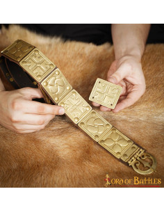 Set van 3 stuks Romeinse cingulum decoratie in messing 2