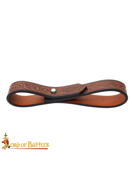 Correa de cuero celta artesanal para...