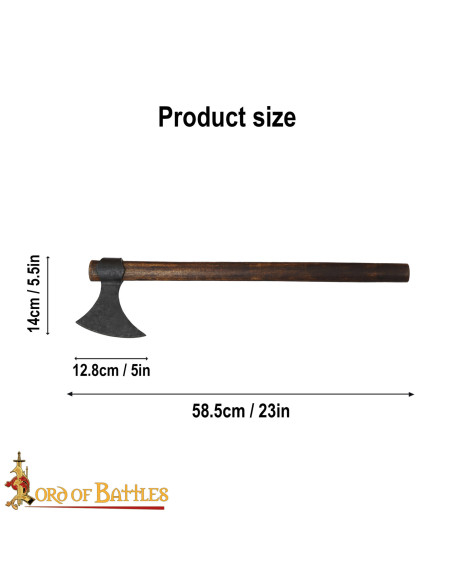 Vikinger Kampf-Axt, handgeschmiedeter...
