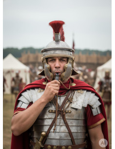 Horntriller der römischen Legion mit Schnur