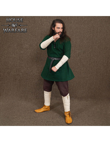 Vikingiske Lærred Winingas i Naturlig...