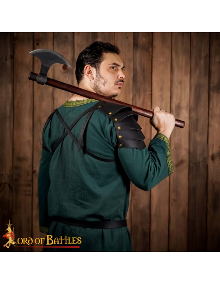 Viking Leer Schouderstukken voor LARP...