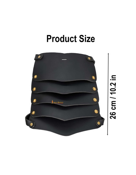 Viking Leer Schouderstukken voor LARP...