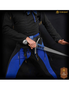 Verstellbare mittelalterliche Ledergürteltasche für die... 2