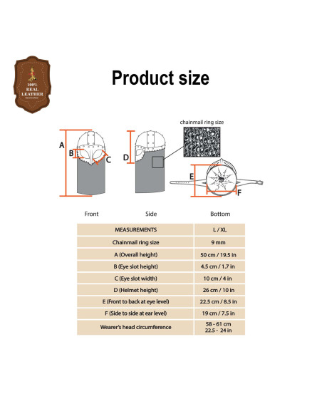 Vikinghelm met maliënkolder (16 g.)
