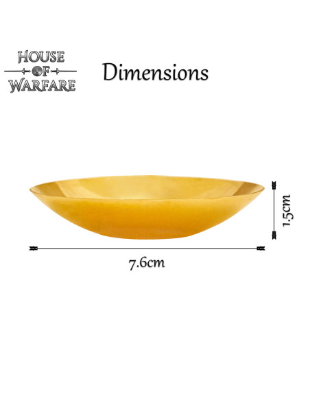 Cuenco medieval en latón, tamaño pequeño