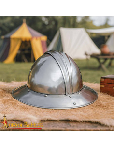 Englischer Mittelalterlicher Infanterie Kettle Helm