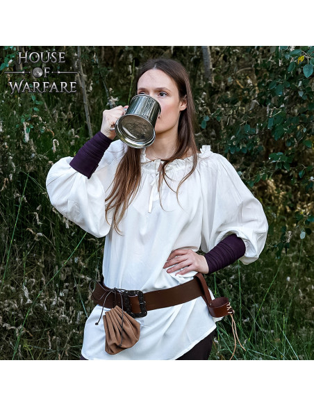 Middeleeuwse roestvrijstalen mok voor...